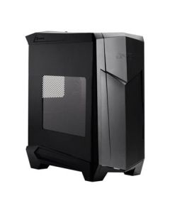 Silverstone Raven Black Mid Tower Window