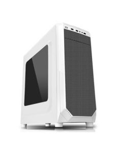 CIT Prism RGB White PC Gaming Case with 