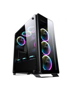 SaharaGaming P35 RGB Tempered Glass Mid 