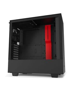 NZXT Black/Red H510 Mid Tower Windowed P