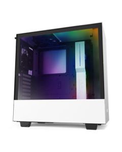 NZXT White H510i Smart Mid Tower Windowe