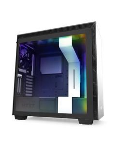 NZXT White H710i Smart Mid Tower Windowe