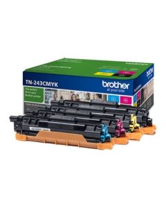 Genuine Brother TN-243CMYK Toner Pack C/