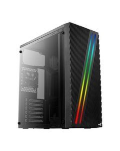 Aerocool Black Streak Mid Tower Windowed