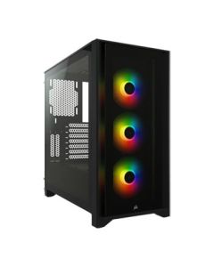 Corsair Black iCue 4000X RGB Mid Tower W