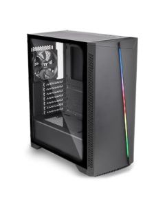 Thermaltake Black H350 RGB Tempered Glas