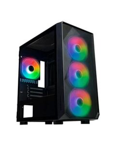 Tecware Forge M ARGB Black MicroATX Wind