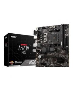 MSI AMD Ryzen A520M PRO AM4 MicroATX Mot