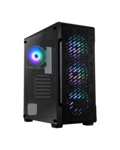 CiT Crossfire Black Midi Tower Tempered 