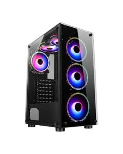 CiT Mirage F6 Black Mid Tower Tempered G