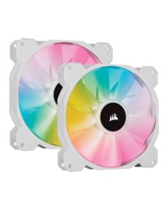 Corsair iCUE SP140 RGB ELITE White Dual 