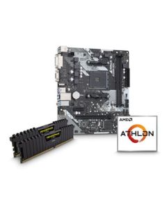 AMD Athlon 3000G CPU, ASRock A320M-HDV R