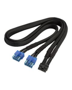 SilverStone 55cm 2 x PCIe 8 pin (PSU) to